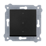 Jalousieschalter (Modul), drei Positionen, Schwarz Metallic 218/14E EXEN