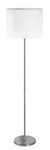 Conrad Chrom Stehleuchte mit weißem Schirm F0017 Maxlight