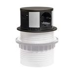 Einbaumöbel-Steckdose 3x230V SCHUKO Typ, 1xUSB A, 1xUSB C Plastrol W-72014