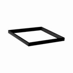 Aufputz-Schnapprahmen für LED-Panels 60x60 schwarz Eco Light