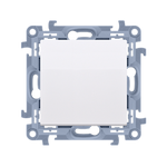Kreuzschalter ohne Piktogramme (Modul) 10A 250V weiß Simon 10