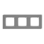 Dreifacher Universalrahmen aus Kunststoff grau matt IP20 (Serie/Kategorie: MINI) 27MR-3