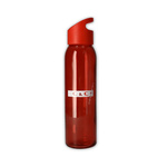 Glasflasche 500ml rot