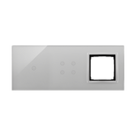 Touchpanel 3 Module 1 Touchfeld 4 Touchfelde und Platz silbener Nebel DSTR3140/71