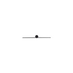 Wandleuchte Pin LED S 6W 4000K Strahl Aluminium schwarz IP44 Nowodvorski 8127