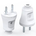 Abisolierter Stecker, gerade 2p+Z, 16A, 250V WHITE