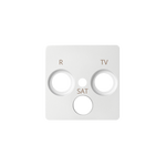 Simon 82 Weiß R-TV-SAT-Dose Abdeckung