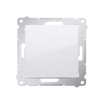 Schalter (Modul) 1polig weiß mit Steckklemmen Simon 54 Premium Kontakt Simon DW1.01/11