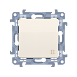 Kreuzschalter (Modul) 10AX 250V cremefarben Simon 10