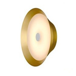 Wand- und Deckenaufbauleuchte LED BATO 35 CW Messing 2500K dimmbar SLV 1000745