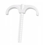 Kabelklemme, Doppelhaken HP-2 WHITE /50 Stück / M20393 Eco Light