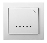 Treppenschalter mit Hintergrundbeleuchtung orange weiss Ospel Kier ŁP-3WS/00