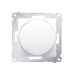 Dimmer für dimmbare LEDs, Drehknopf, 1-polig weiß mit Wechselschalter: Ja Kontakt Simon  DS9L.01/11