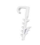 Leitungswagen, Hakenpfosten USMPH-3 WEISS /100 Stück / M20365 Eco Light