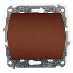 Einpoliger NO-Schalter (eine Taste, ohne Piktogramm) braun 9WP-4.1
