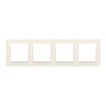 4-fach Rahmen cremefarben Simon 10
