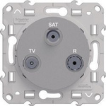 R/TV/SAT-Enddose Aluminium Odace S53D460 Schneider Electric