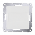 Blindverschluss mit Zentralstück für Rahmen Simon 54 Premium weiß Kontakt Simon DPS.01/11