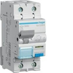 Fehlerstrom-Leitungsschutzschalter 1P+N 10kA C-16A 30mA Typ A Hager ADA566D