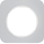 Rahmen 1fach R.1 Alu/polarweiß 10112174 HAGER