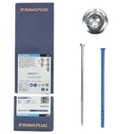 Rahmendübel mit Flansch mit verzinkter Sechskantschraube R-FF1 10x240 mm Kartonpackung 25 Stk.