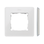 1-fach Rahmen Detail original-mono weiß / graue Basis Simon 82 Detail