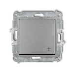 Kreuzschaltmechanismus silber metallic IP20, IP44, 10AX 250V~ (Serie/Kategorie: MINI) 7MWP-6