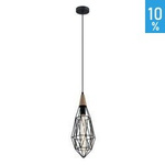 Pendelleuchte Schwarz Metalllegierung Metall aus Stangen Klassisch/LED Lampe MDM-2595/1S BK