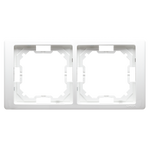 Rahmen 2-fach Neos weiß vertikal und horizontal Kontakt Simon BMRC2/11