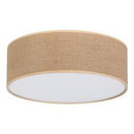 Jute Deckenleuchte 3xE27 Max.25W Weiss/Beige