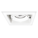 Unterputz Meran 1 mit GU10 Rahmen weiß