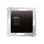 Comuterdose UAE RJ45 Kat.6 (Modul) anthrazit matt Kontakt Simon 54 Premium D61.01/48