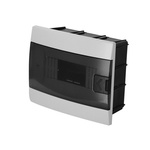 Unterputz 8-fach Schaltschrank rauchweiß HOROZ