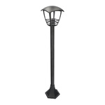 Gartenlaterne Mast IMMA BLACK L/T E27 schwarz IP44 EDO777384 EDO Solutions