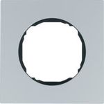 Rahmen 1fach, flach, R.8, Aluminium 10112674 HAGER