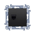 Netzwerkdose RJ45 Kategorie 6 (Modul) Mattschwarz Simon 10