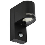 Garten-Wandleuchte mit Bewegungsmelder VIRA 1 SENSOR GU10 schwarz IP54 EDO777376 Edo Solutions Garden Line