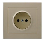 Steckdose 1-fach beige Ospel Kier GP-1W/01