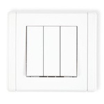Dreifachschalter weiß IP20, IP44, 10AX 250V~ (Serie/Kategorie: FLEXI) FWP-7
