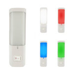 Stecklampe DORA weiß rechteckig Nachtlicht für Steckdose 0,4W 25lm IP20 (zufällige LED-Farbe: Weiß/Blau/Grün/Rot) | HOROZ