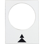 Etikett Beschreibungsschild 30x40mm weiß Harmony XAC Schneider Electric ZB2BY4909