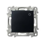 Schalter "Licht" SZAFIR Schwarz Ospel