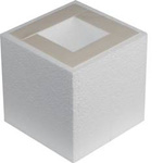 Schalungselement für Versorgungseinheit VQ06 200x200mm aus Styropor Höhe 200mm SEVQ06200 hager